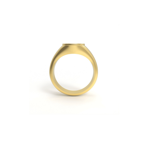 OVAL PETITE SIGNET RING